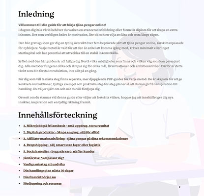 Innehållsförteckning